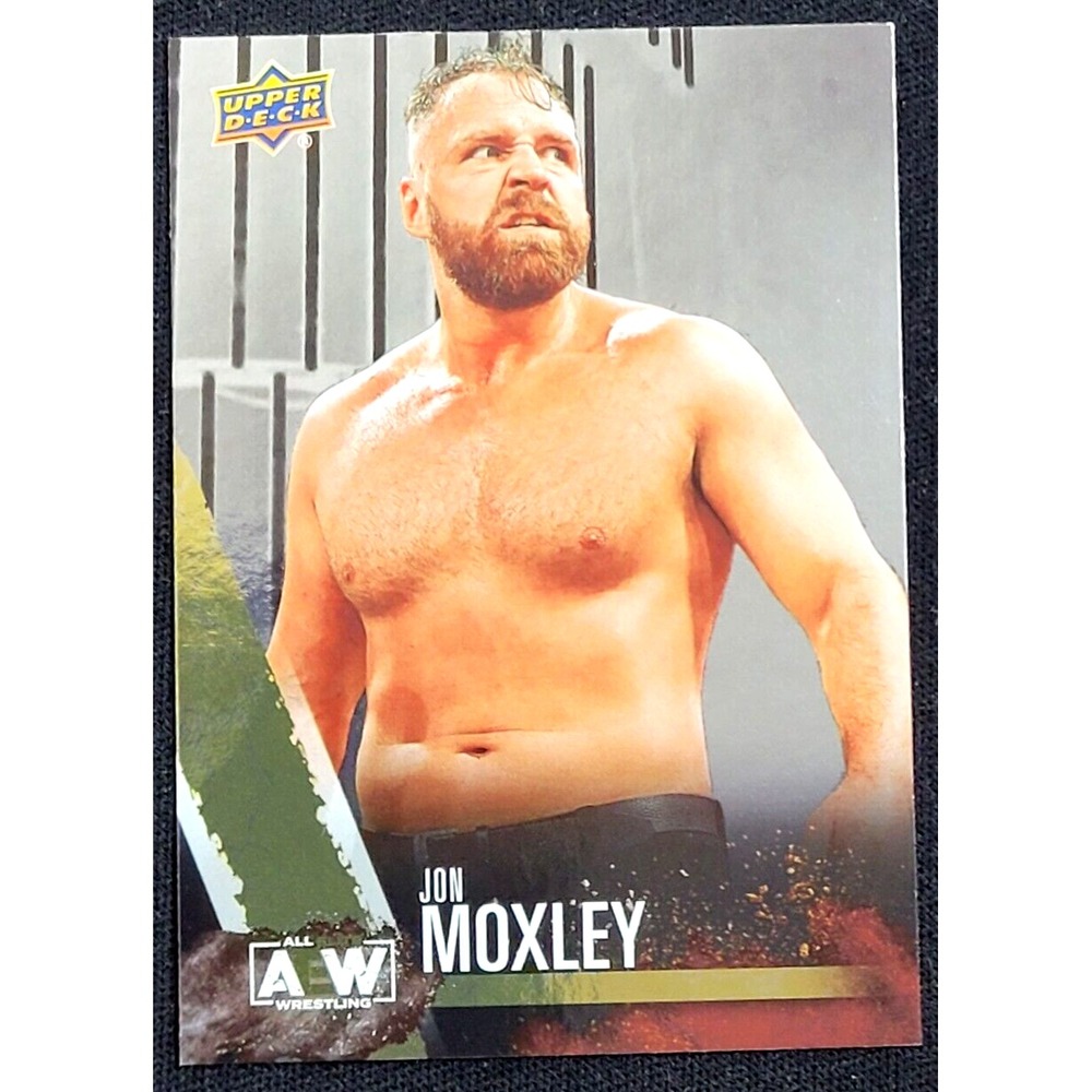 2021 UPPER DECK AEW - JON MOXLEY -‎ RAINBOW FOIL SP